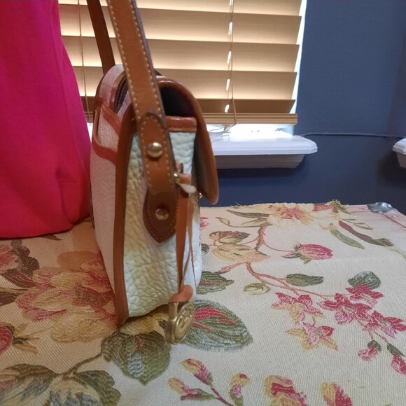 Vintage Dooney & Bourke Equestrian Hand Painted Siamese Cat Crossbody Bag - Picture 6 of 16